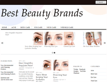 Tablet Screenshot of bestbeautybrand.com